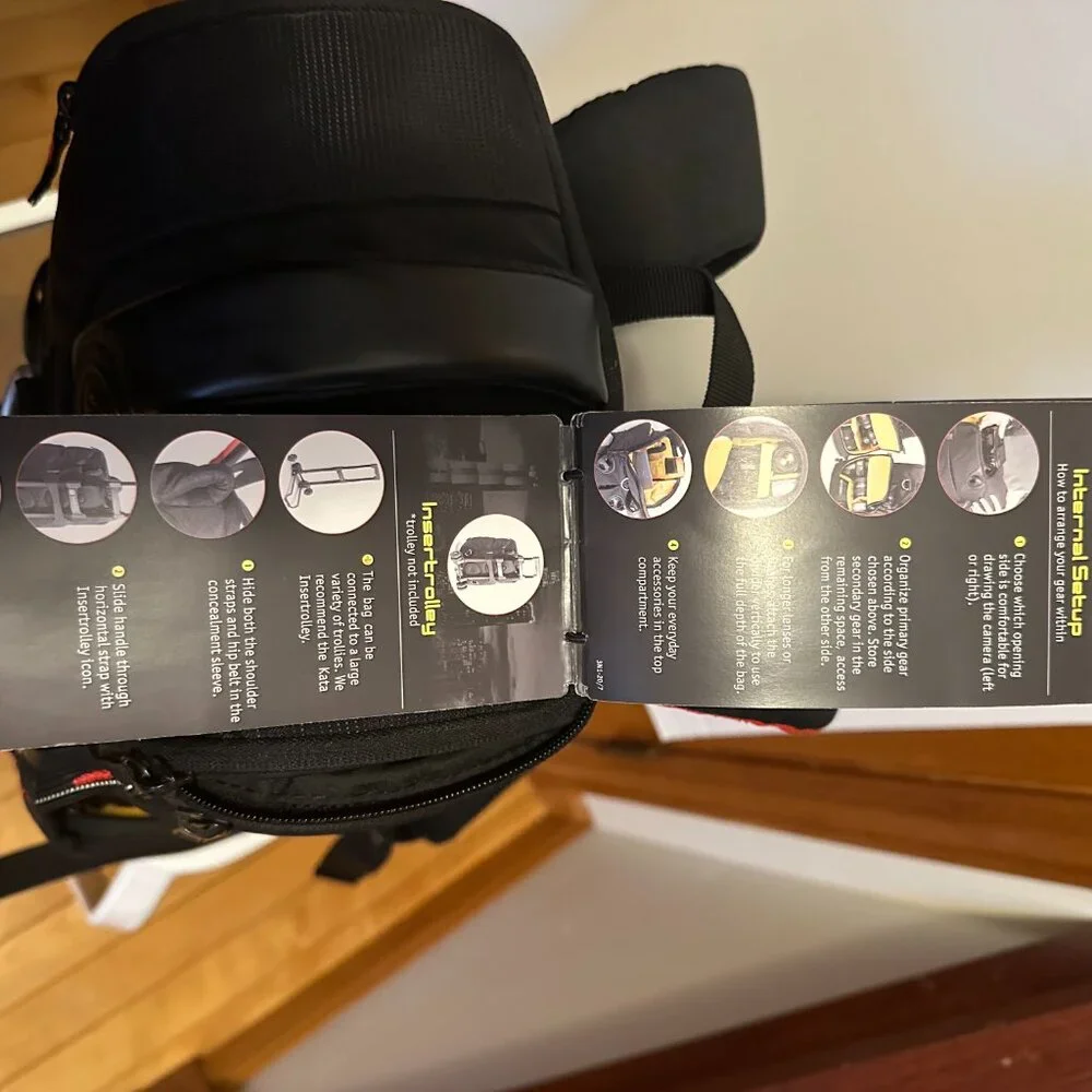 Kata 3 in 1 Camera Backpack - Black Medium